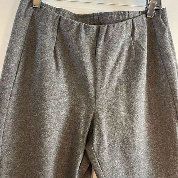J. Jill Ponte Slim Leg Dark Heather Gray Pant | SZ M - Picture 9 of 11